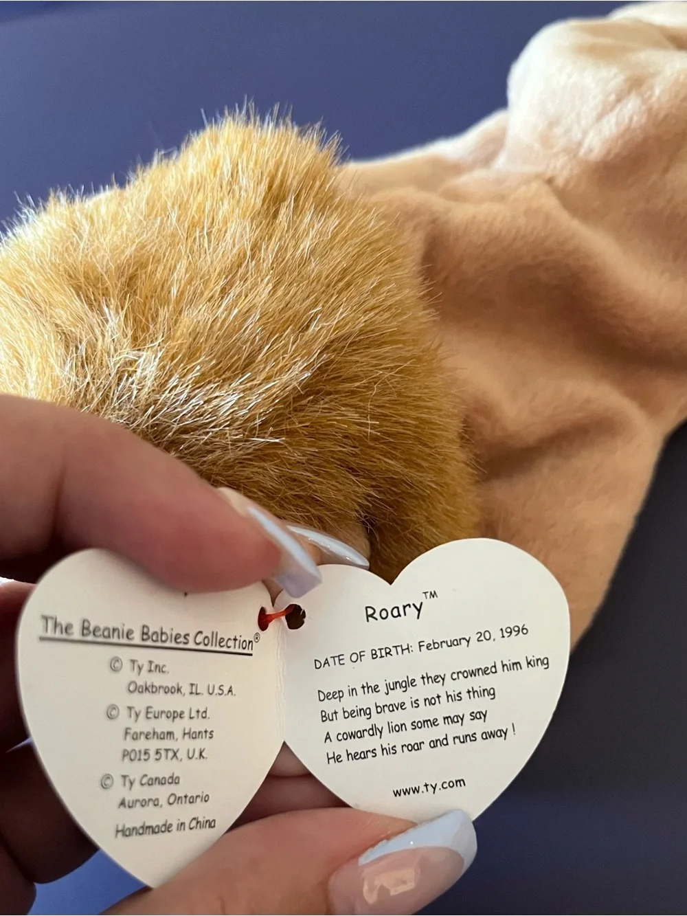 Roary the Lion Beanie Baby